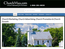 Tablet Screenshot of churchmax.com